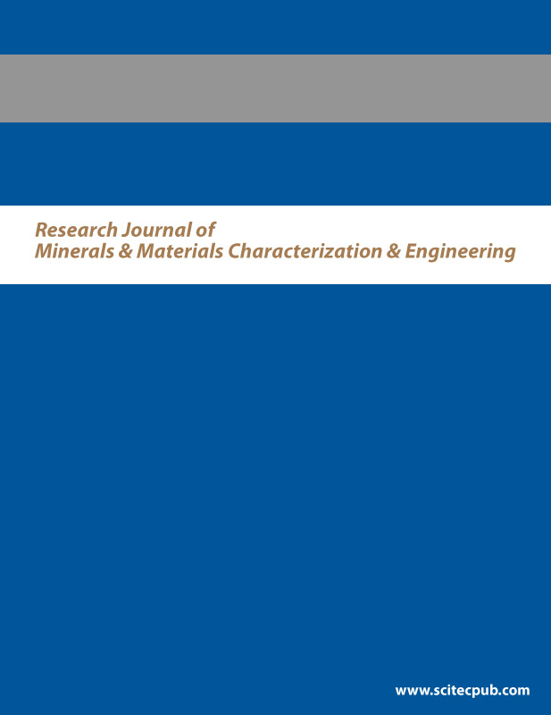 Research Journal of Minerals & Materials Characterization & Engineering